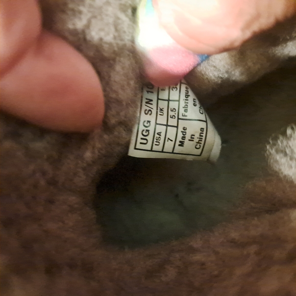 UGG Broche Karlie Short Suede Booties Rhinestone Bow - Picture 5 of 6